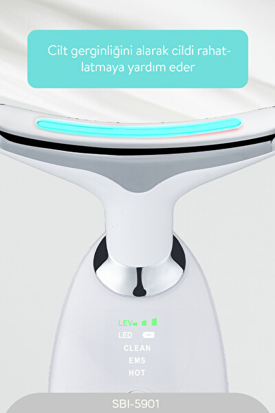 Sinbo SBI-5901 Yüz ve Boyun Bölgesi Sıkılaştırıcı - Beyaz