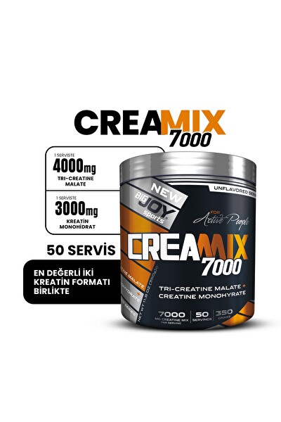 Bigjoy Kreatin Creamix 7000 Tri-Creatine Malate & Creatine Monohidrat 350 g 50 Servis
