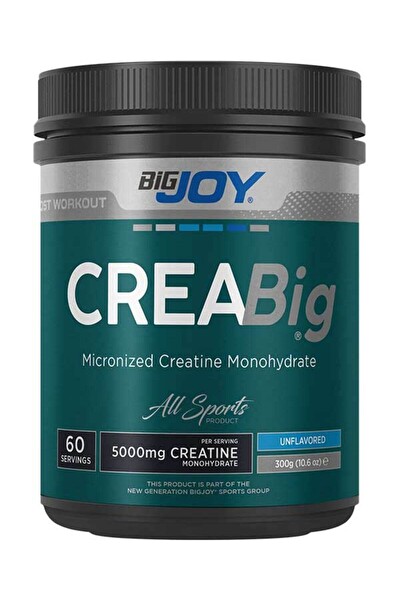 Kreatin Creabig (Creatine Monohidrat) 300 gr – Mikronize – Aromasız – 60 Servis