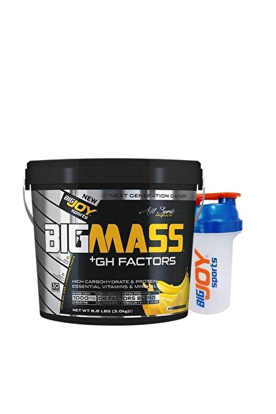 Bigjoy Mass Gainer Muz 3000 kg BigMass Gh Factors Karbonhidrat & Protein 30 Servis