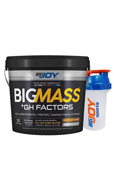 Bigjoy Big Mass Gh Factors 5000 GR Çikolata Aromalı Pro Mass Gainer