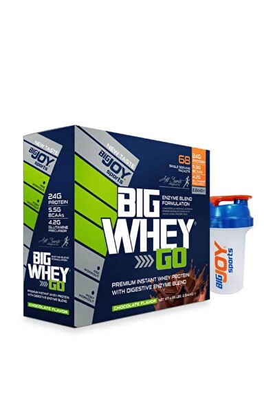Bigjoy Big Whey Go Whey Protein Tozu Tekli Sachet Çikolata Aroma 68 Servis 2240g
