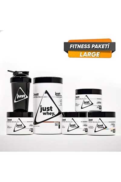 Just Nutrition Fitness Paketi - Large (Protein+BCAA+Glutamine+Arginine+Creatine+1 Hediye)