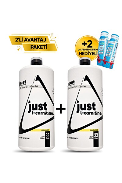 Just Nutrition L-Carnitine 1000 Mg 1000 ML 2’li Avantaj Paketi Limon