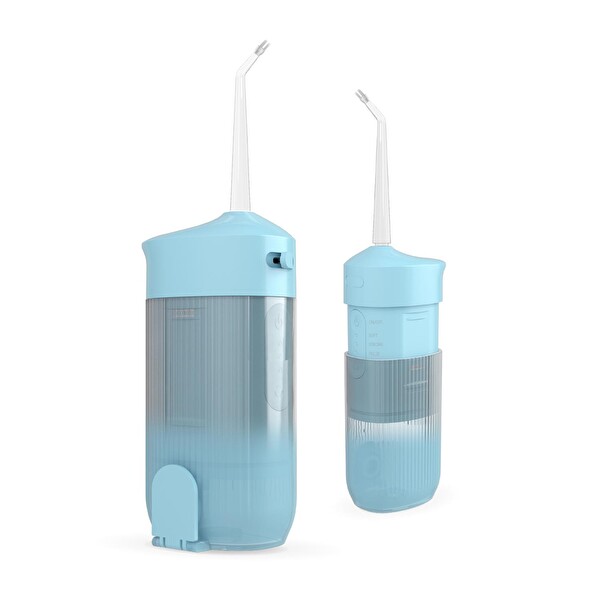 Polosmart PBS821 Şarjlı 3 Modlu 4 Başlıklı Ağız Duşu Mavi