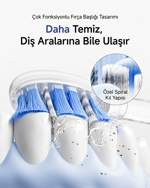 Laifen Wave PRO Transparan Elektrikli Diş Fırçası