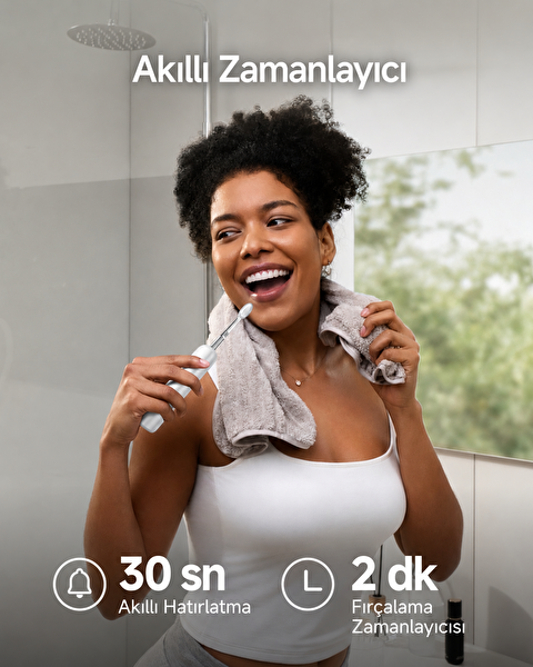 Laifen LFTB02-P Wave PRO ABS Beyaz Elektrikli Diş Fırçası