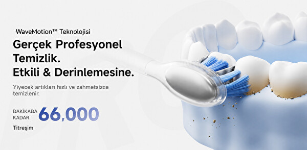 Laifen LFTB02-P Wave PRO ABS Beyaz Elektrikli Diş Fırçası