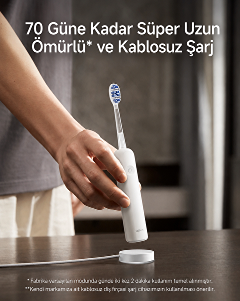Laifen LFTB02-P Wave PRO ABS Beyaz Elektrikli Diş Fırçası
