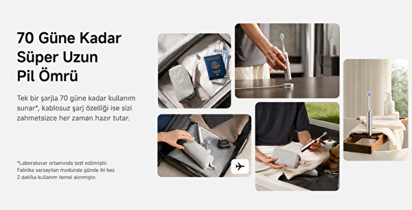 Laifen LFTB02-P Wave PRO ABS Beyaz Elektrikli Diş Fırçası