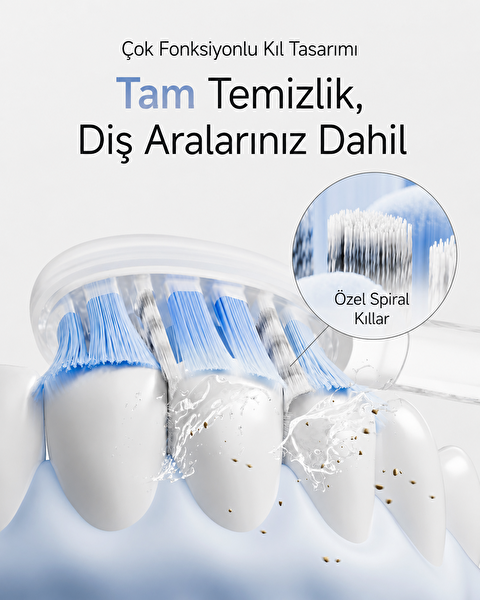 Laifen Wave PRO ABS Siyah Elektrikli Diş Fırçası