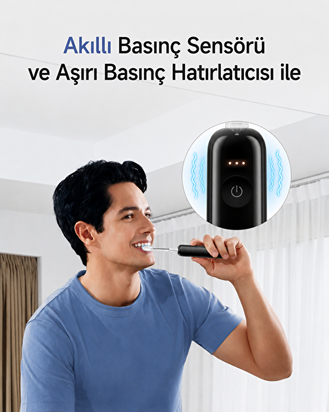 Laifen Wave PRO ABS Siyah Elektrikli Diş Fırçası