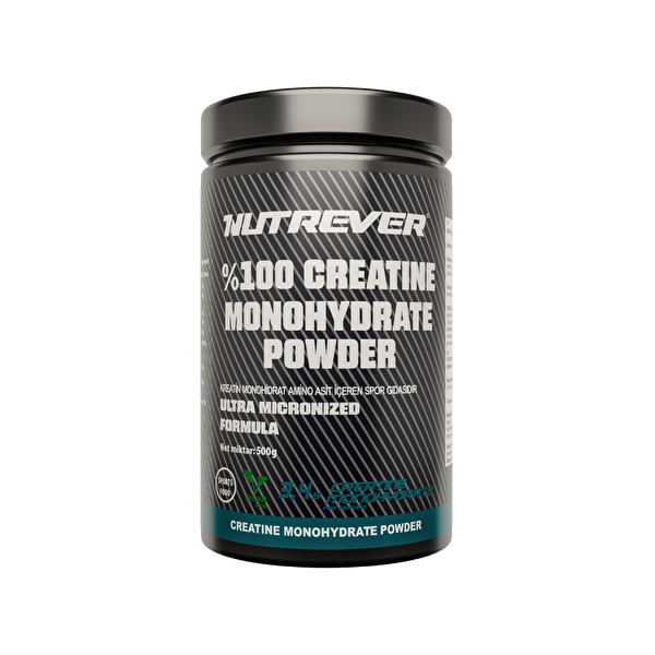 Nutrever Creatine Monohydrate Powder 500 GR Aromasız