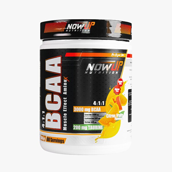 Nowup Nutrition BCAA 4:1:1 Muscle Effect Amino Asit - Narenciye Aromalı - 360 GR