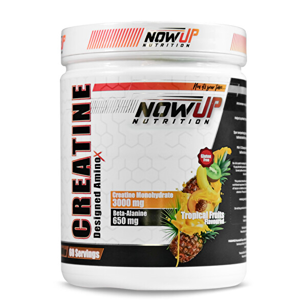Nowup Nutrition Creatine Power Effect 360 GR - Tropikal Meyve Aromalı Güç ve Dayanıklılık Desteği