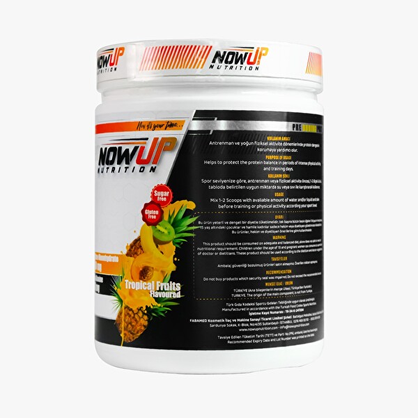Nowup Nutrition Creatine Power Effect 360 GR - Tropikal Meyve Aromalı Güç ve Dayanıklılık Desteği