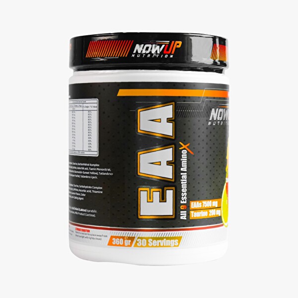 Nowup Nutrition EAA All 9 Essential Amino Asit - Çilek & Limon Aromalı 360 GR