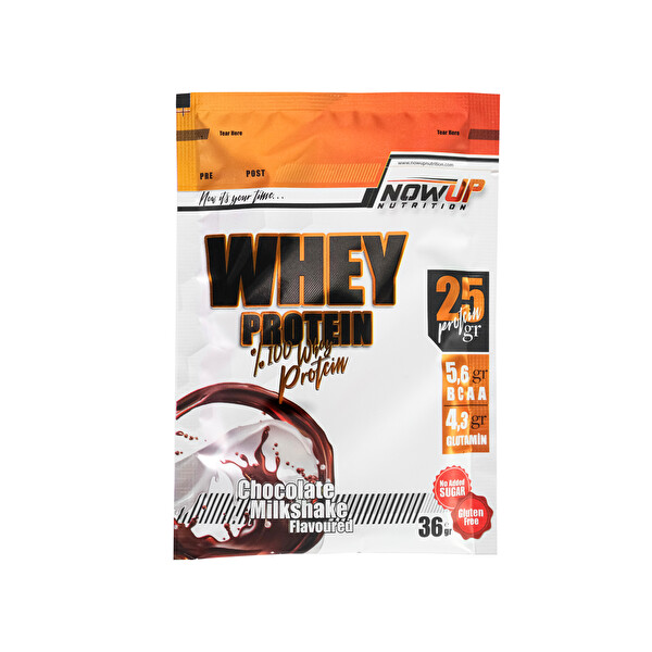 Nowup Nutrition %100 Whey Protein Tozu Çilek & Çikolata Aromalı - 36G x 30 Saşe - 1080 GR