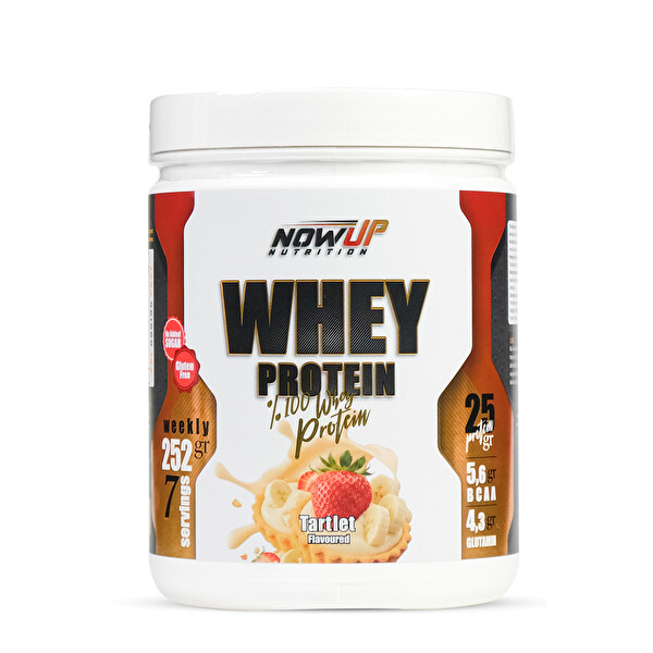 Nowup Nutrition %100 Whey Protein Tartlet Aromalı 252 GR 25g Protein