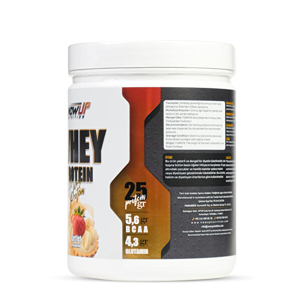 Nowup Nutrition %100 Whey Protein Tartlet Aromalı 252 GR 25g Protein