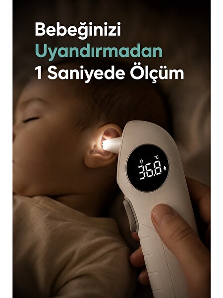 Weewell WTA300 Dijital Kızılötesi Alın ve Kulak Termometresi