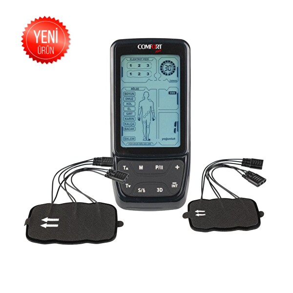 Comfort Plus R-C101J Şarjlı Portatif 3D Modlu Tens 3D Pedli Ems ve Masaj Cihazı