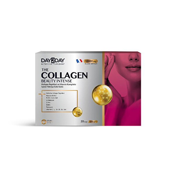 Day2Day The Collagen Beauty Intense 30 Saşe x 12 GR Çilek Aromalı