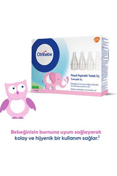 Otribebe Nazal Aspiratör Yedek Ucu 10'lu