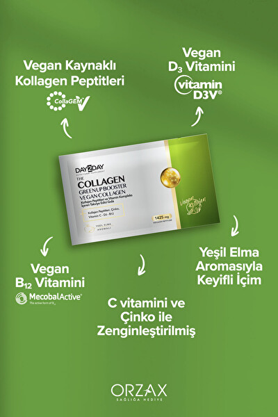 Day2day The Collagen Green Up Booster Vegan 30 Saşe