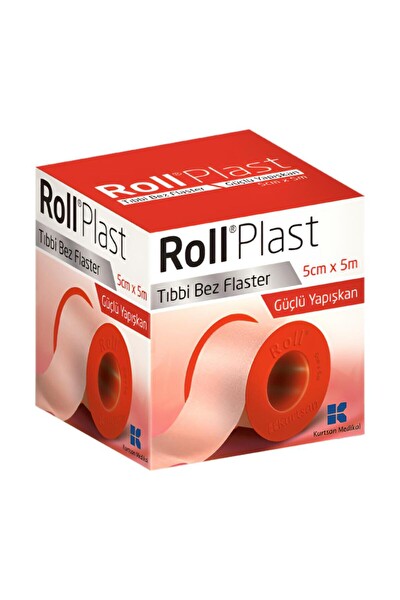 Roll Plast Çinko Oksitli Tıbbi Flaster 5 CM x 5 M