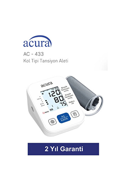 Acura AC-433 Tam Otomatik Elektronik Üst Koldan Ölçer Tansiyon Aleti