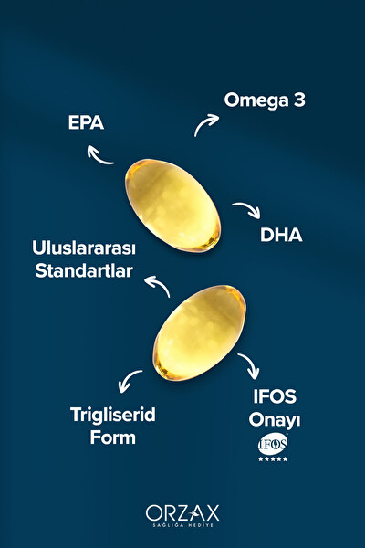 Ocean Omega 3 Balık Yağı 500 MG 60 Kapsül
