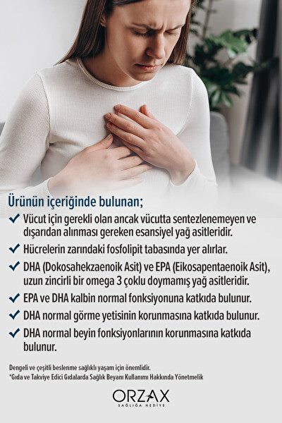 Ocean Omega 3 Balık Yağı 500 MG 60 Kapsül