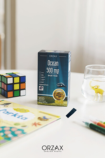 Ocean Omega 3 Balık Yağı 500 MG 60 Kapsül
