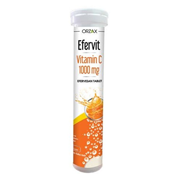 Orzax Efervit Vitamin C 1000 MG 20 Tablet