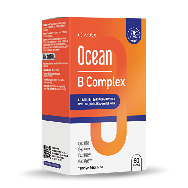 Orzax Ocean B Complex 60 Kapsül