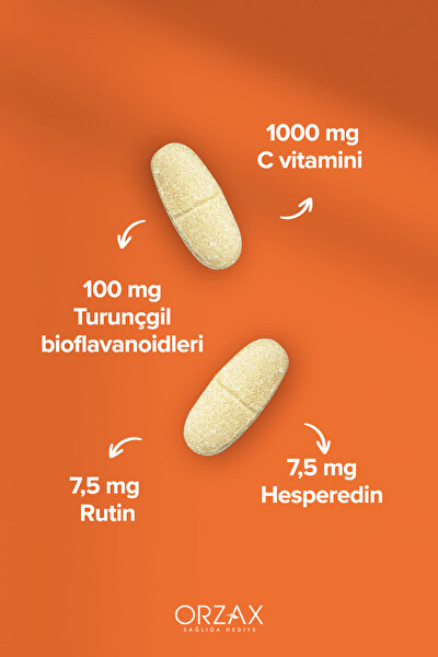 Orzax Ocean Vitamin C 1000 MG 30 Tablet