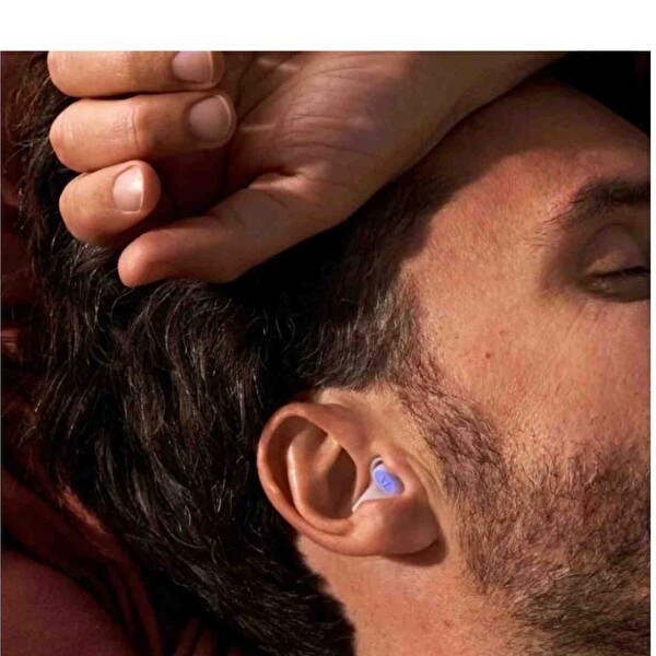 Alpine SleepDeep Mavi M/L Boyut 27 dB Gürültü Azaltma Özel Thermoshape Teknolojisi Uyku Kulak Tıkacı