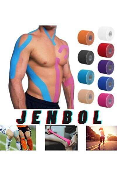 Jenbol Kinesiyoloji Ağrı Bandı 5 CM x 5 M - Pembe