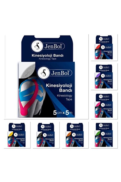 Jenbol Kinesiyoloji Ağrı Bandı 5 CM x 5 M - Pembe