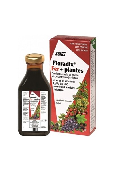 Floradix Demir ve Vitamin İçeren Sıvı Takviye Edici Gıda 250 ML