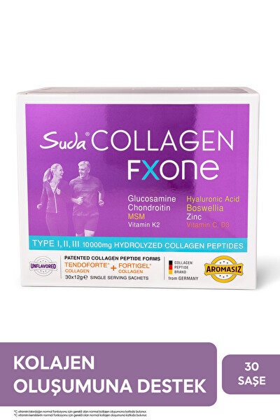 Suda Collagen Fxone 12 G 30 Saşe Aromasız Kolajen