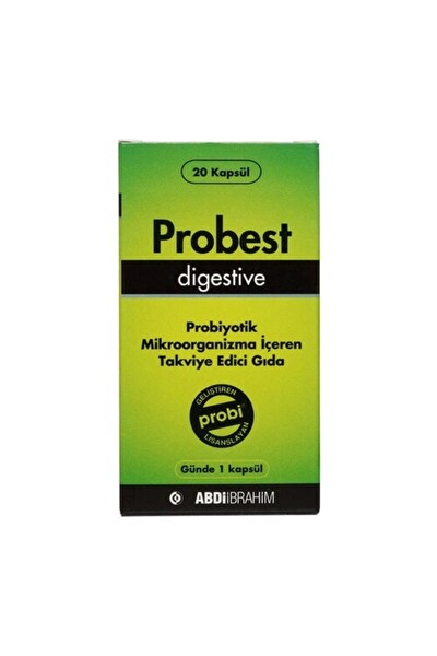 Probest Digestive Probiyotik Takviye Edici Gıda 20 Kapsül