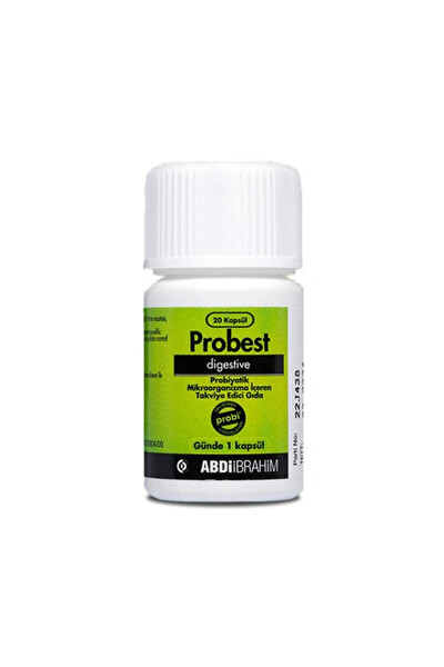 Probest Digestive Probiyotik Takviye Edici Gıda 20 Kapsül