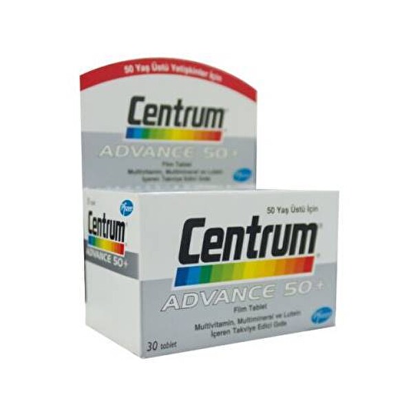 Centrum Advance 50+ 30 Film Tablet 50 Yaş Üstü Multi Vitamin