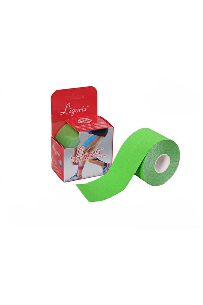 Ligorix Kinesio Tape Ağrı Bandı 5 CM x 5 M Yeşil