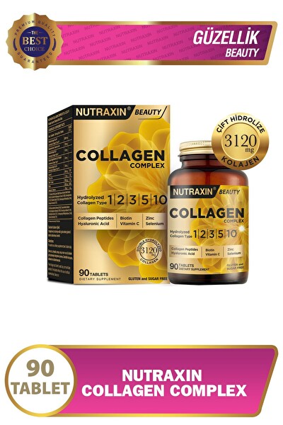 Nutraxin Beauty Kolajen Kompleks 90 Tablet