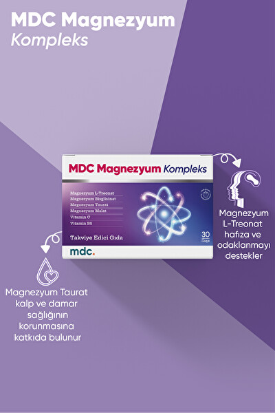 MDC Magnezyum Kompleks 30 Efervesan Saşe