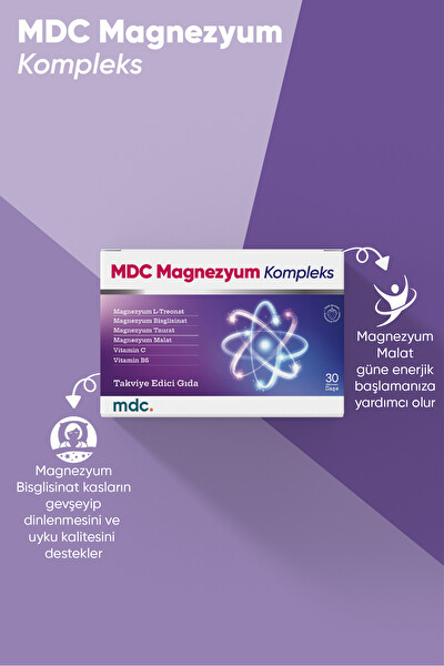 MDC Magnezyum Kompleks 30 Efervesan Saşe