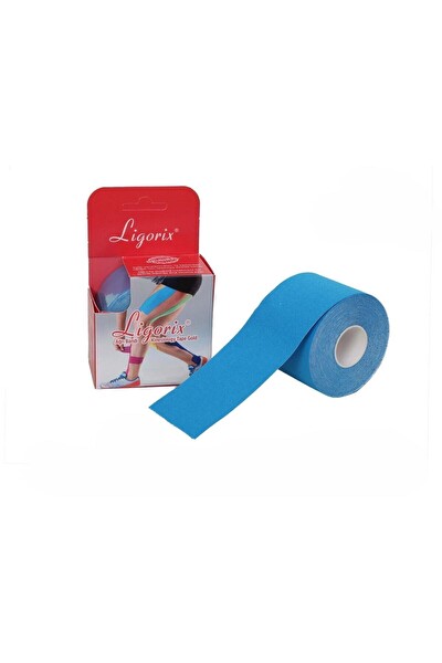 Ligorix Kinesio Tape Ağrı Bandı 5 CM x 5 M Mavi